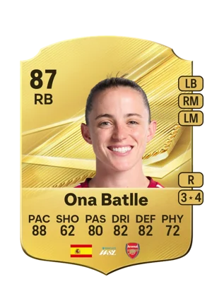 Ona Batlle - 87 - Rare EA FC 27 card