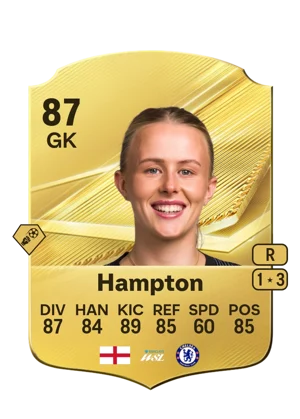 Hampton - 87 - Rare EA FC 27 card