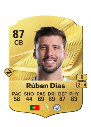 Rúben Dias - 87 - Rare EA FC 27 card