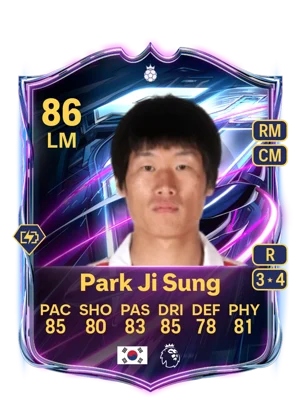 Park Ji Sung - 86 - Base Hero EA FC 27 card