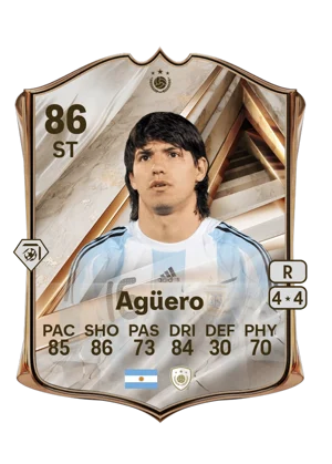 Agüero - 86 - Debut International Icon EA FC 27 card