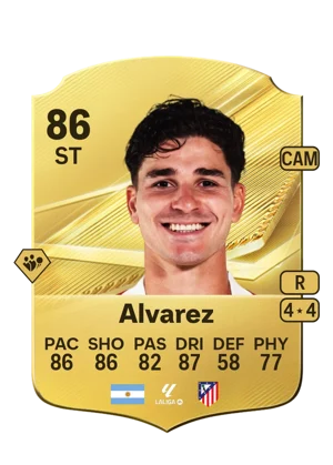 Alvarez - 86 - Rare EA FC 27 card