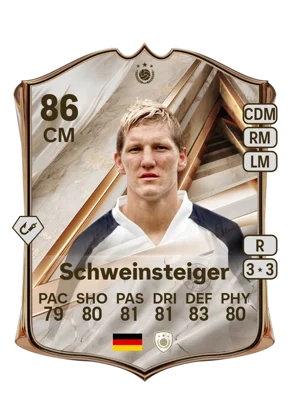 Schweinsteiger - 86 - Debut International Icon EA FC 27 card