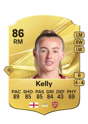 Kelly - 86 - Rare EA FC 27 card