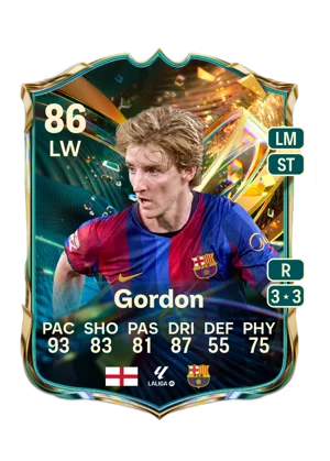 Gordon - 86 - Destined for Glory EA FC 27 card