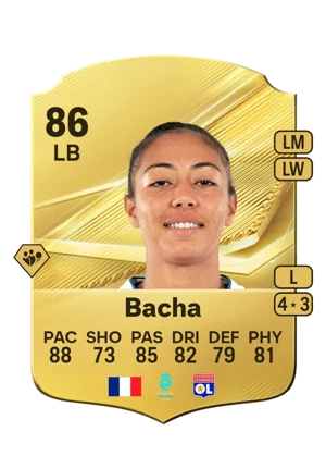 Bacha - 86 - Rare EA FC 27 card