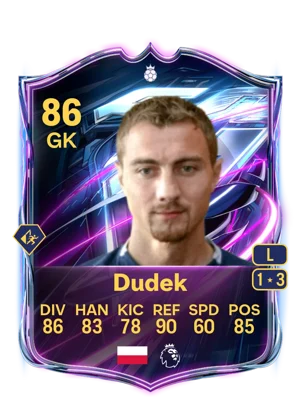 Dudek - 86 - Base Hero EA FC 27 card