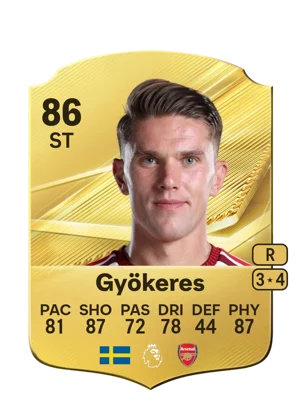 Gyökeres - 86 - Rare EA FC 27 card