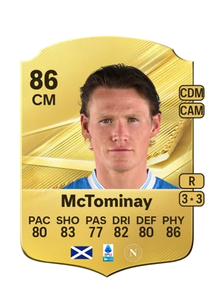 McTominay - 86 - Rare EA FC 27 card