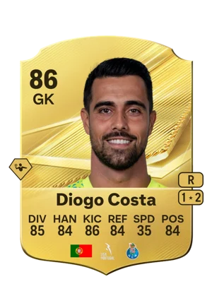 Diogo Costa - 86 - Rare EA FC 27 card