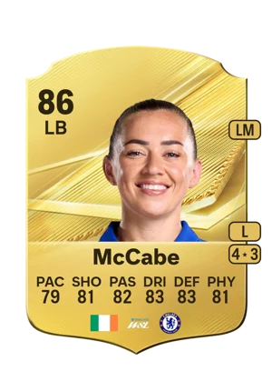 McCabe - 86 - Rare EA FC 27 card