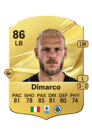 Dimarco - 86 - Rare EA FC 27 card