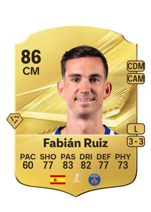 Fabián Ruiz - 86 - Rare EA FC 27 card