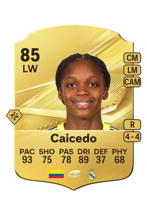 Caicedo - 85 - Rare EA FC 27 card