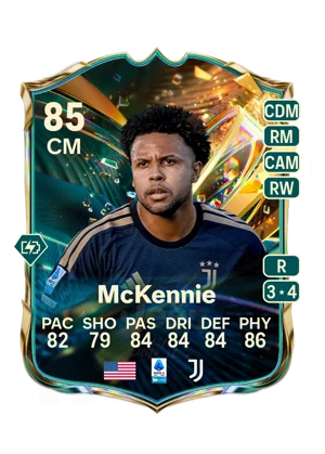 McKennie - 85 - Destined for Glory EA FC 27 card