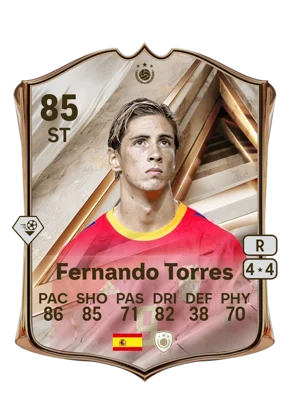 Fernando Torres - 85 - Debut International Icon EA FC 27 card