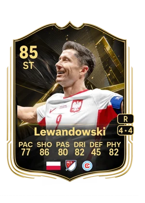 Lewandowski - 85 - Team of the week EA FC 27 card