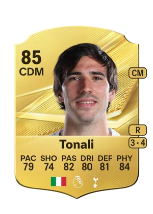 Tonali - 85 - Rare EA FC 27 card