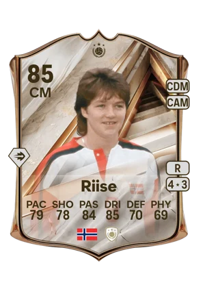 Riise - 85 - Debut International Icon EA FC 27 card