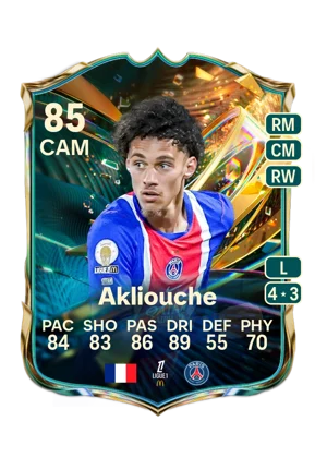Akliouche - 85 - Destined for Glory EA FC 27 card