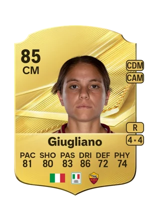 Giugliano - 85 - Rare EA FC 27 card