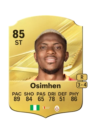 Osimhen - 85 - Rare EA FC 27 card