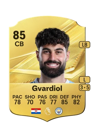 Gvardiol - 85 - Rare EA FC 27 card