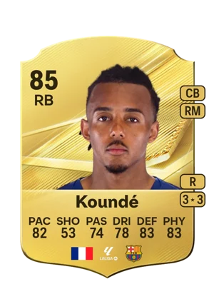 Koundé - 85 - Rare EA FC 27 card
