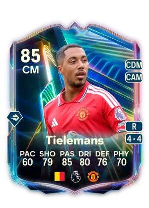 Tielemans - 85 - Ones to Watch EA FC 27 card