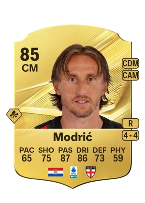 Modrić - 85 - Rare EA FC 27 card