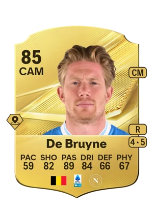 De Bruyne - 85 - Rare EA FC 27 card