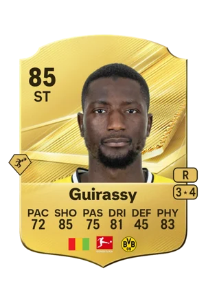 Guirassy - 85 - Rare EA FC 27 card