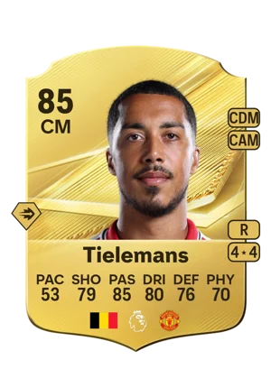 Tielemans - 85 - Rare EA FC 27 card