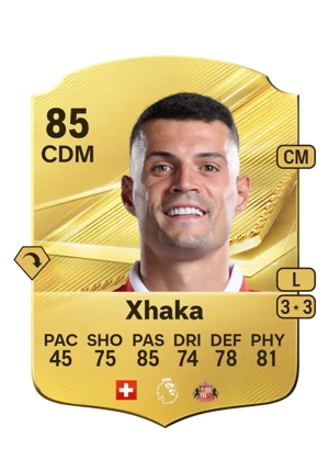 Xhaka - 85 - Rare EA FC 27 card