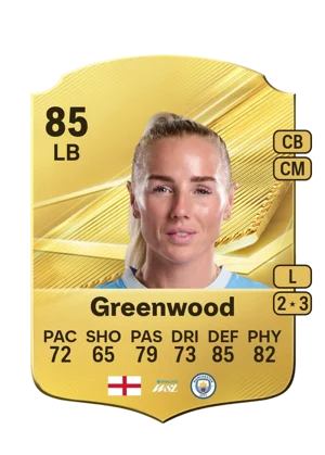 Greenwood - 85 - Rare EA FC 27 card