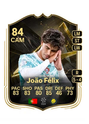 João Félix - 84 - Team of the week EA FC 27 card