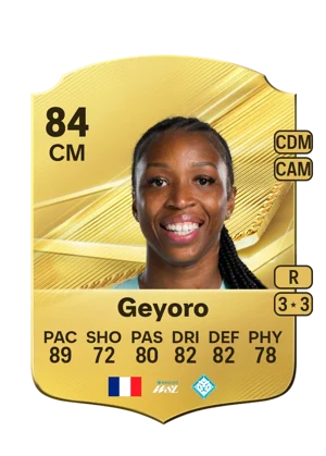 Geyoro - 84 - Rare EA FC 27 card