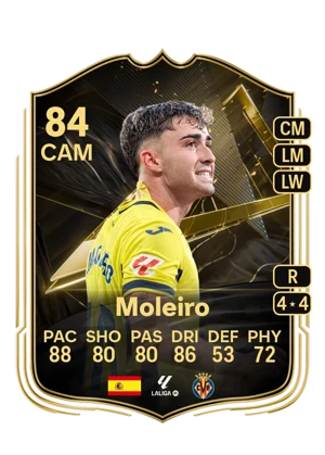 Moleiro - 84 - Team of the week EA FC 27 card