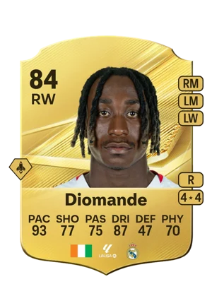 Diomande - 84 - Rare EA FC 27 card