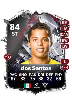 dos Santos - 84 - Base Hall of FUT EA FC 27 card