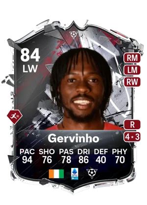 Gervinho - 84 - Base Hall of FUT EA FC 27 card