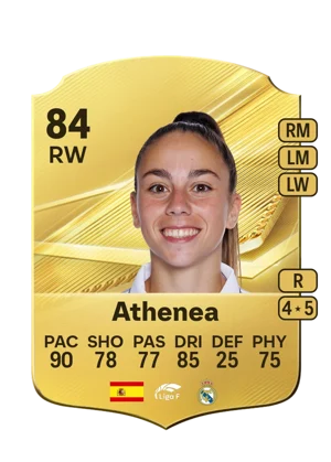 Athenea - 84 - Rare EA FC 27 card