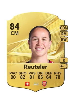 Reuteler - 84 - Rare EA FC 27 card
