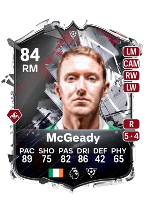 McGeady - 84 - Base Hall of FUT EA FC 27 card
