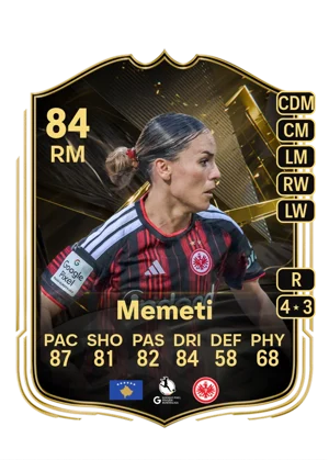 Memeti - 84 - Team of the week EA FC 27 card