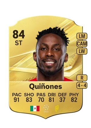 Quiñones - 84 - Rare EA FC 27 card