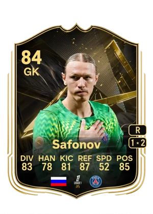 Safonov - 84 - Team of the week EA FC 27 card