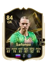 Safonov - 84 - Team of the week