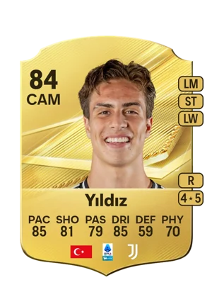 Yıldız - 84 - Rare EA FC 27 card