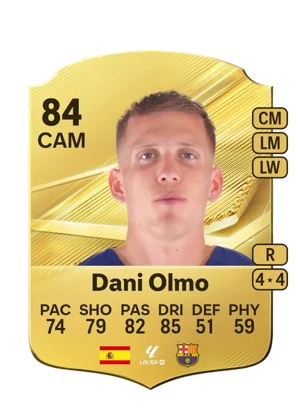 Dani Olmo - 84 - Rare EA FC 27 card